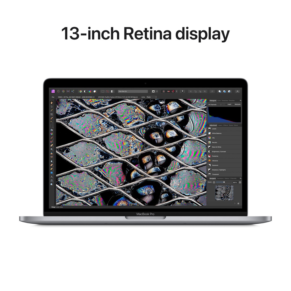 13 inch MacBook Pro Apple M2 chip with 8 core CPU and 10 core GPU 256GB SSD Space Gray Demo